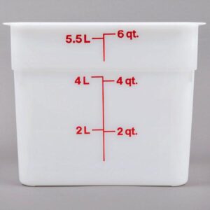 6 QT Pls Sq. Food Strg Cont./Transl
