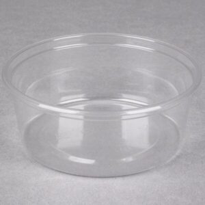 8 Oz Clear Deli Container / Cup Only / PP / 500