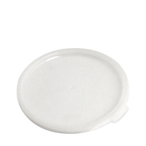 White Crock Lid 1.5 and 2.7 Qt Solid Color Crocks - 12 / Case