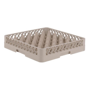 36 Compartment Glass Rack Beige