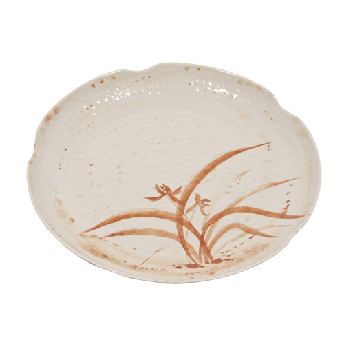 8.25" Shape Plate / Gold Orchid / 2 Dz