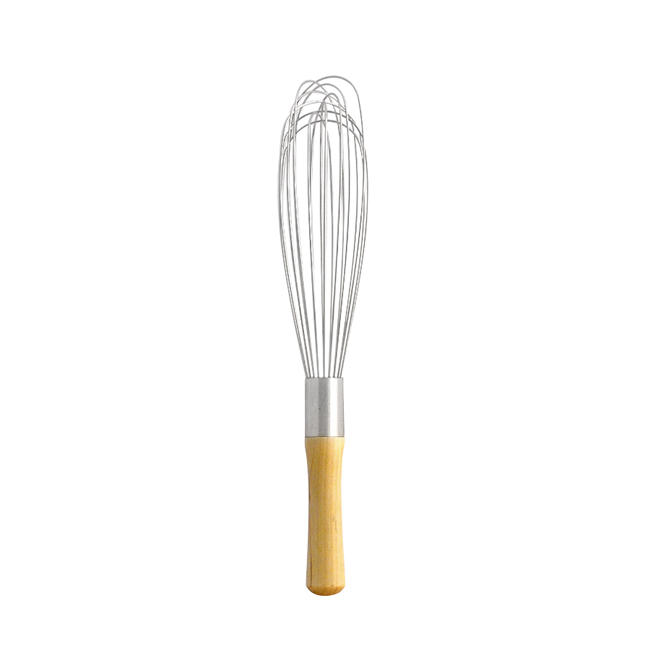 12" S/S Wire Whip/Wood Handle