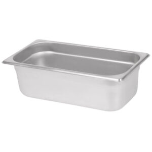 1/3 Size 4" Deep 24 Gauge / Anti Jam Pan / 24