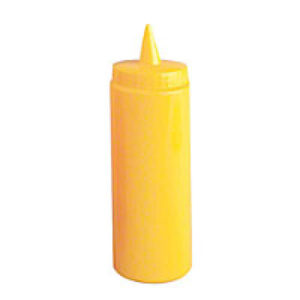 Wide-Mouth/ Yellow Squeeze Bottle / 32 Oz / 12
