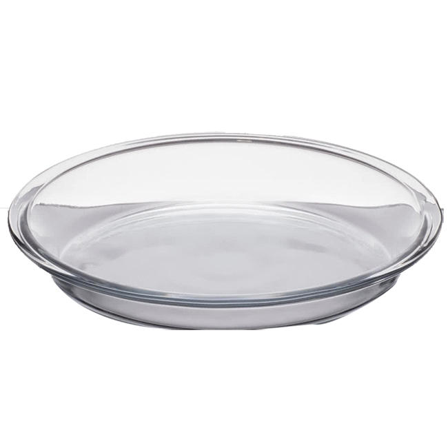Pie Plate 9" Clear Glass / 6