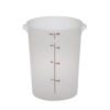 8 Qt Container Round / Translucent