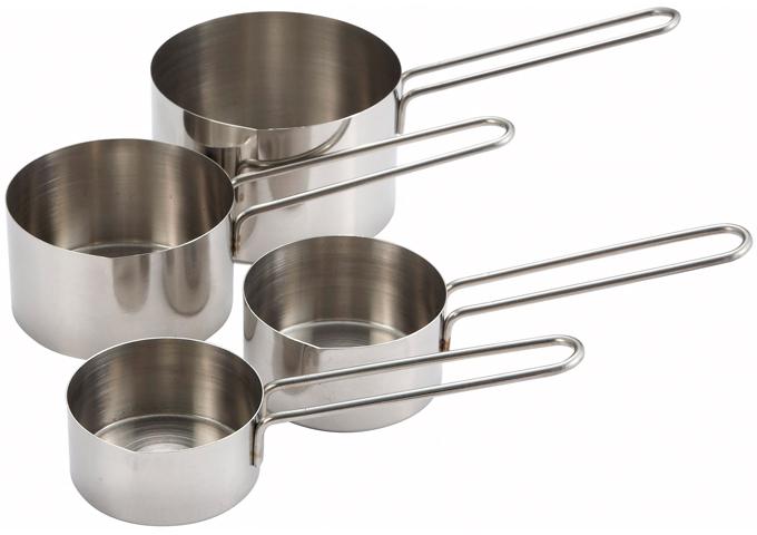 Measure Cup Set/S/S/4Ps/Wire Hand