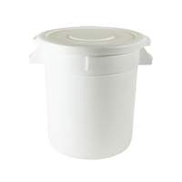20 Gallon Round Trash Can / White