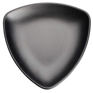 9" Melamine Triangular Plate Black