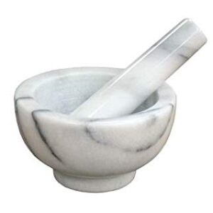 Marble Mortar & Pestle Set