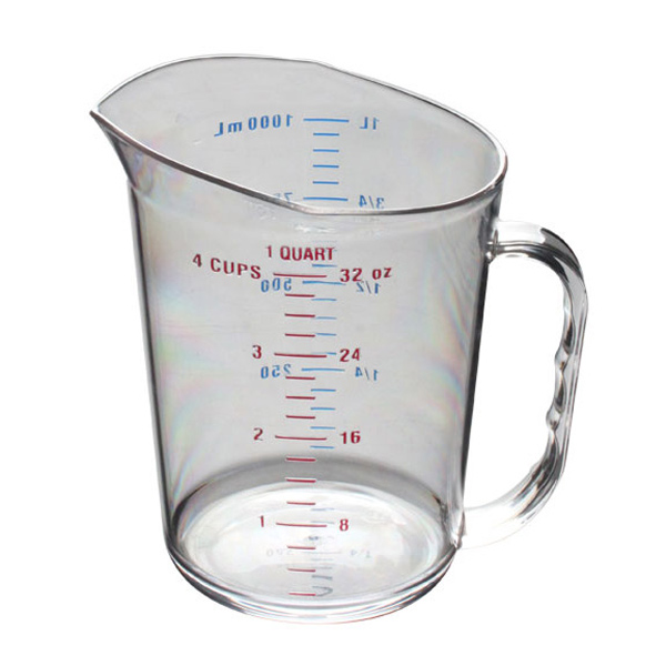 1 Qt / 1L / Plastic Measuring Cup