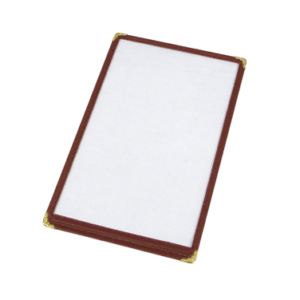 Menu Cover 8.5 X 14" Single / Burgundy
