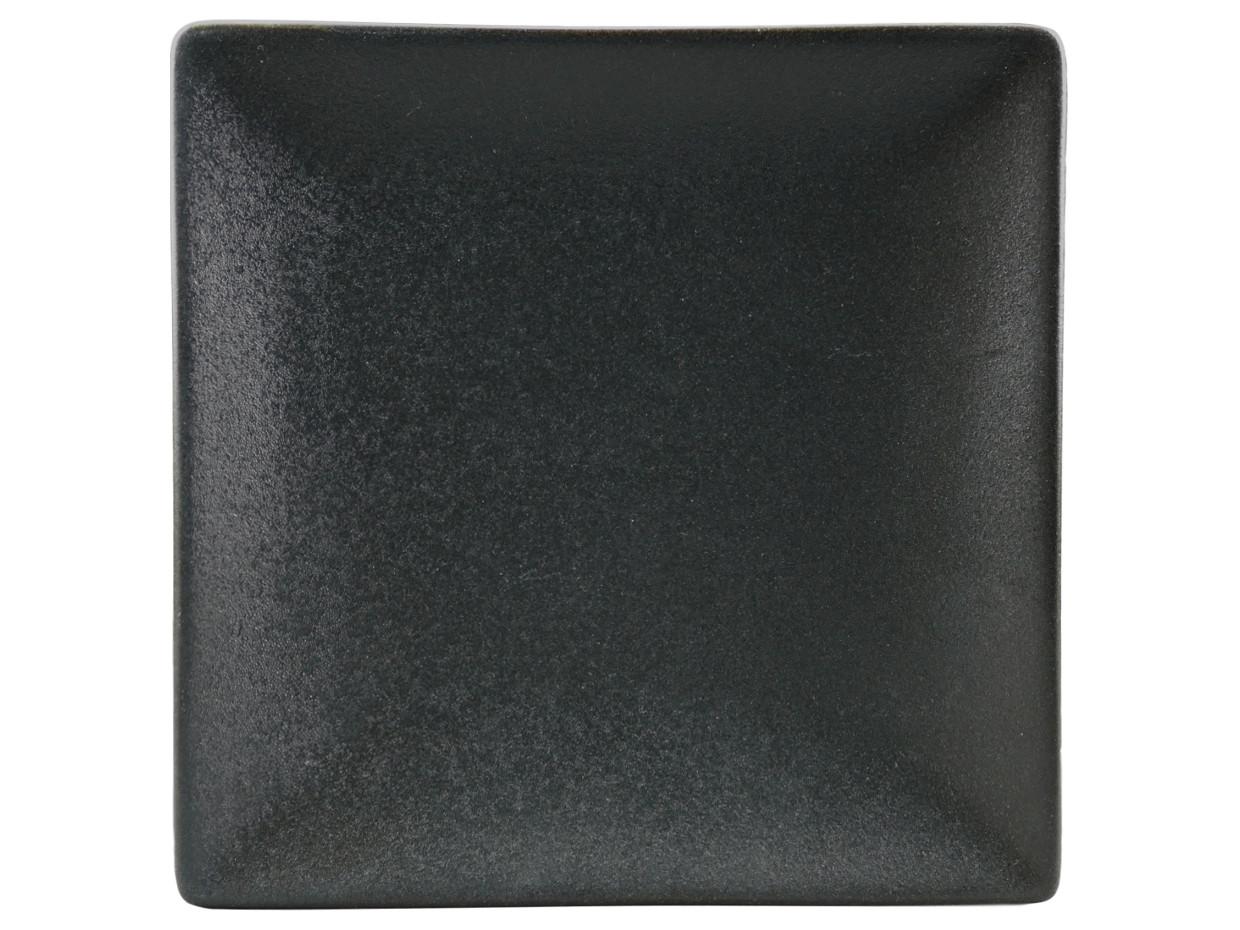 10" Sq. Coupe Plate/Blk/12