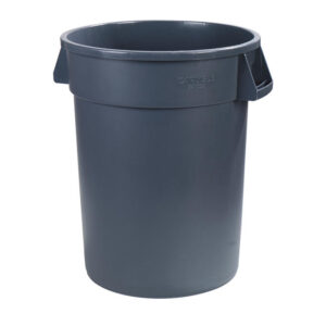 Bronco Round Waste Container Gray 20 gal