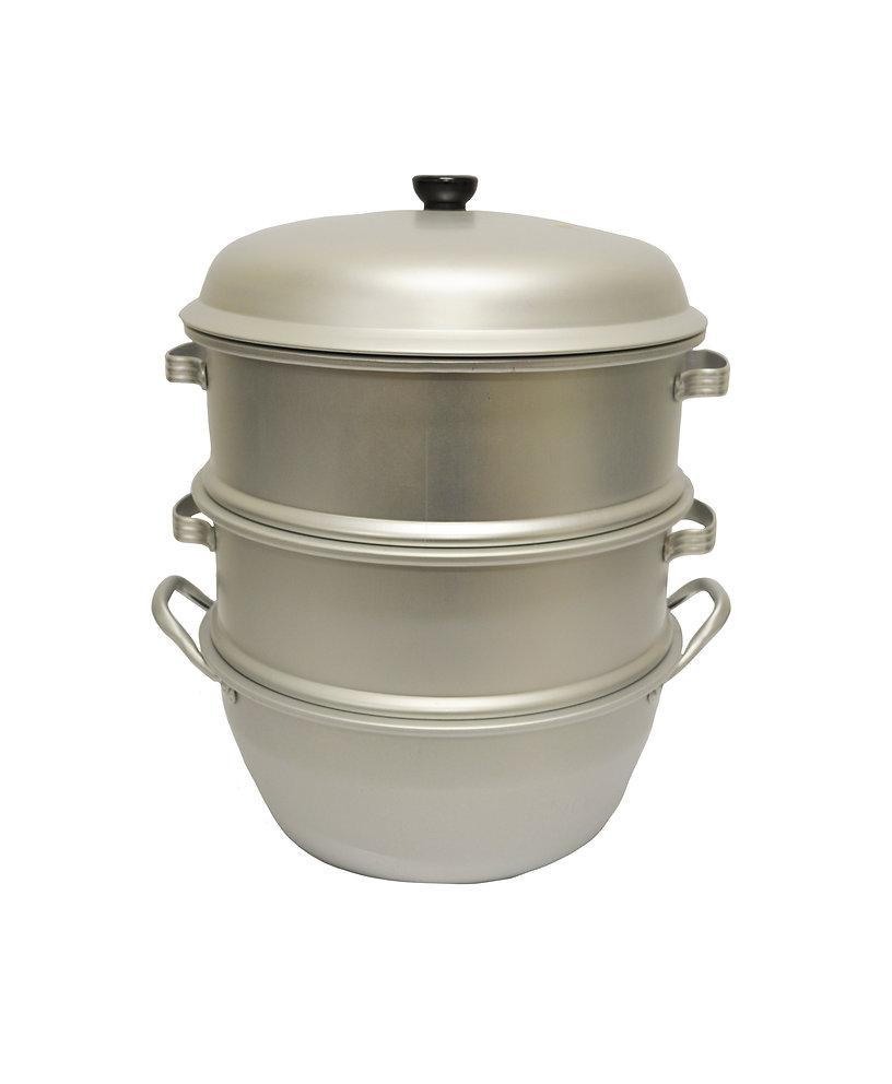 30Cm/12"Alum Steamer/3Layer/set