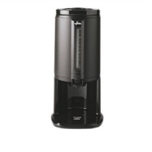 2.5 L/84 Oz Gravity Flow Coffee Dispenser, 2.5 Liter, With Base, Pour-Thru Lid, Push Button Dispensi