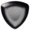 8 1/8" Melamine Triangular Plate Black