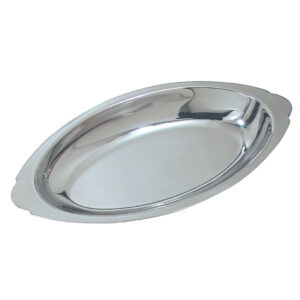 15 Oz S/S Oval Au Gratin Dish