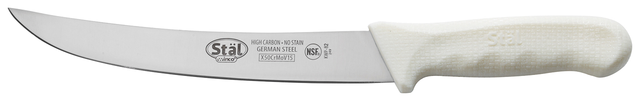 8" Breaking Knife, White PP Handle