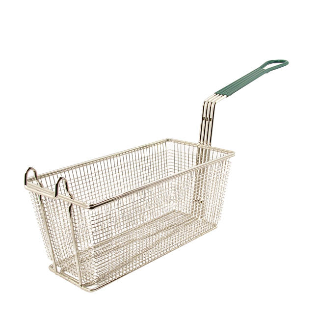 13.25 X 6.5 X 6" / Fry Basket / Green