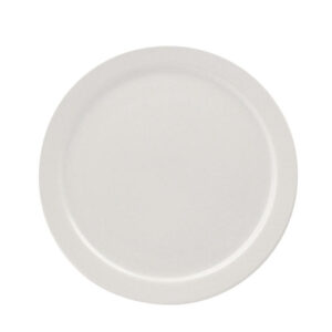 Porcelana Plate Bright White 10 3/8" / 2 Dz