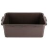 7" Dish Bus Box, Standard Weight, Brown