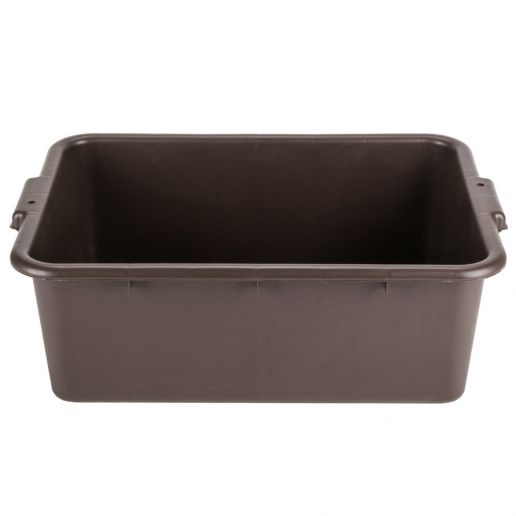 7" Dish Bus Box, Standard Weight, Brown