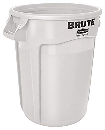 32 Gallon / Round Brute / White / 6