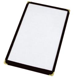 Menu Cover 8.5 X 14" Single / Black