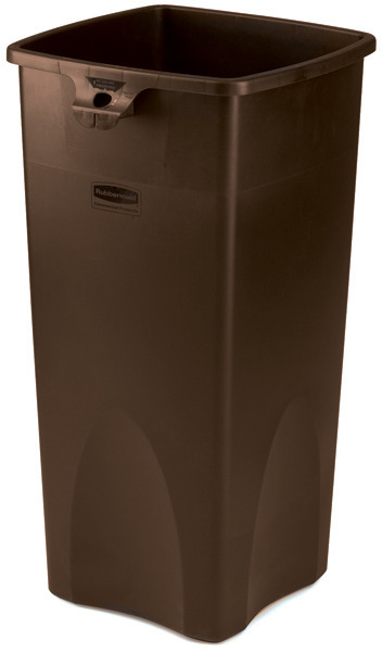 23 Gallon / Square / Waste Recepticle Base / Brown