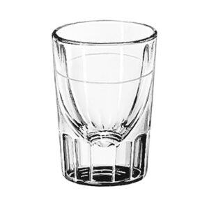 Whiskey Fluted 1.5 oz with 7/8 oz Line