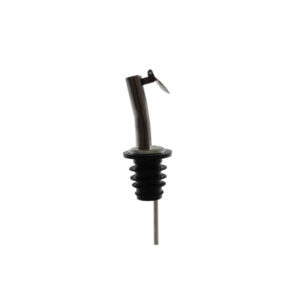 Stainless Steel Jet Liquor Pourer W/ Flip Cap / Fast Flow / 12