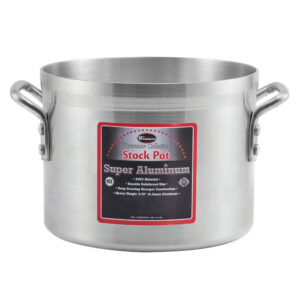 32 Qt Aluminum Stock Pot, 4mm Super Aluminum