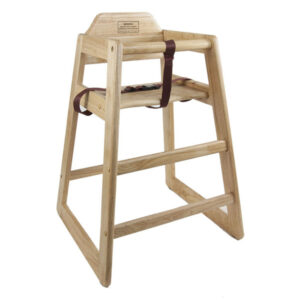 Natural Wood High Chair Kid