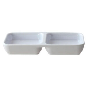 6 X 3" Twin Sauce Dish / 12