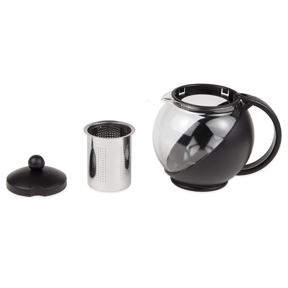 Tea Pot W/ S/S Infuser 25 Oz Glass Carafe