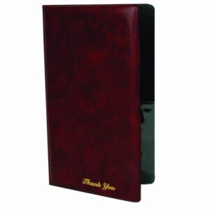 5.75 X 9.5" / Check Cover / Burgundy / 50