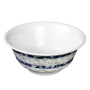 7.25" / 34 Oz / Scallop Bowl / Blue Dragon