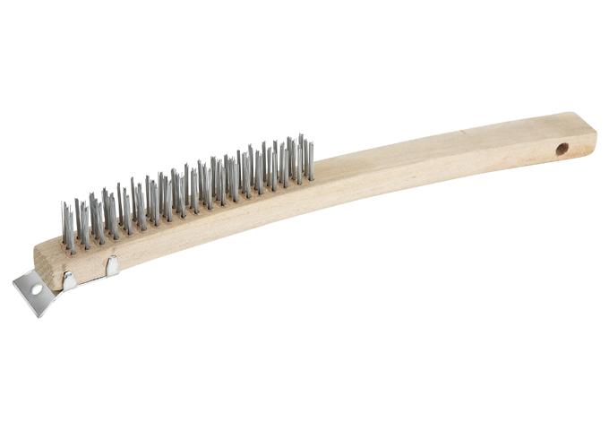 14″ Scratch Brush / Wire Bristle / Scraper