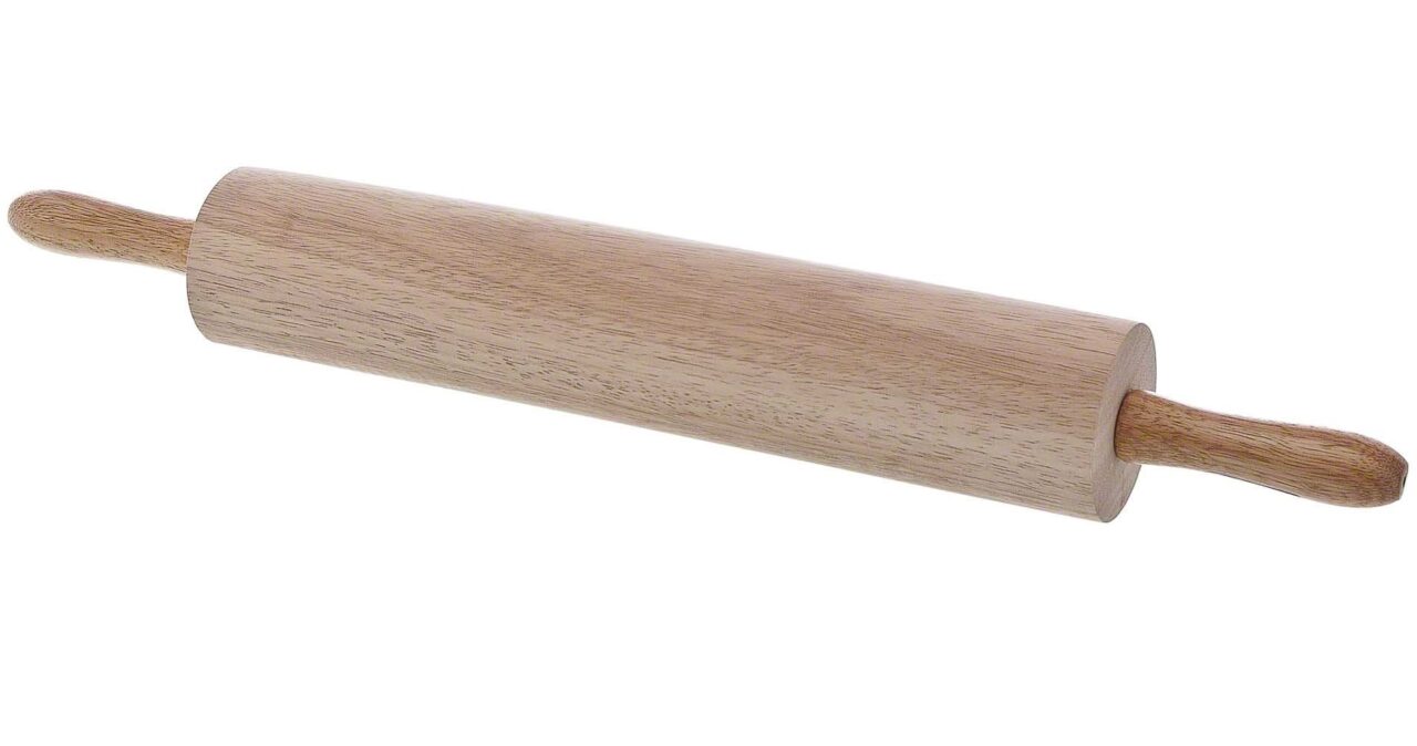 15" X 3 1/4" Wood Rolling Pin / 3