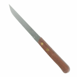 4.5" Point Tip Steak Knife / Wood Handle / 24
