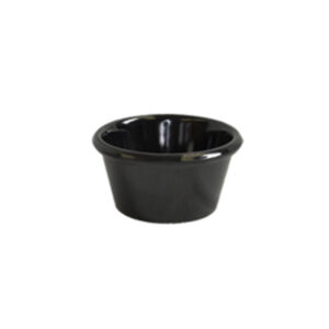 2 1/2 Oz 2 7/8" Smooth Ramekin Black