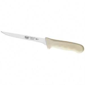 6" Boning Knife White PP Handle, Narrow
