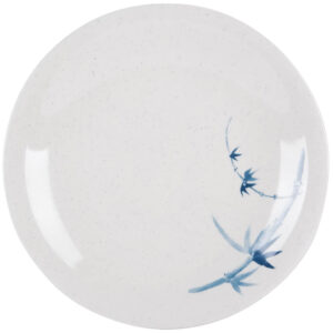 Blue Bamboo 7 3/8" Round Melamine Plate