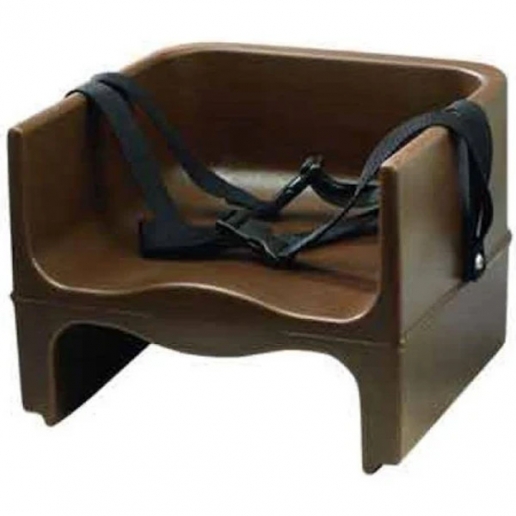 Booster Seat, Plastic, Double-Sided, Brown