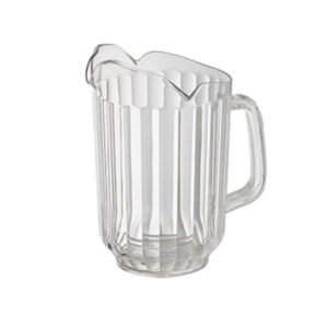 60 Oz / Water Pitcher / 3 Spouts / Clear / 12