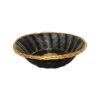 8" x 2.25"  Bread CTR. Round / Gold Rim