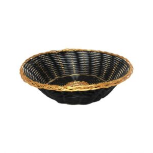 8" x 2.25"  Bread CTR. Round / Gold Rim