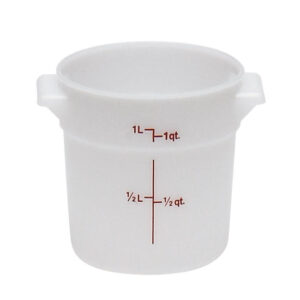 1 Qt Round Container / Poly