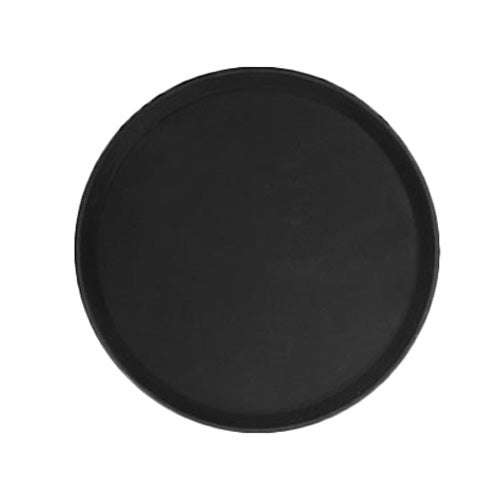 14" Round Tray / Black / Fiberglass